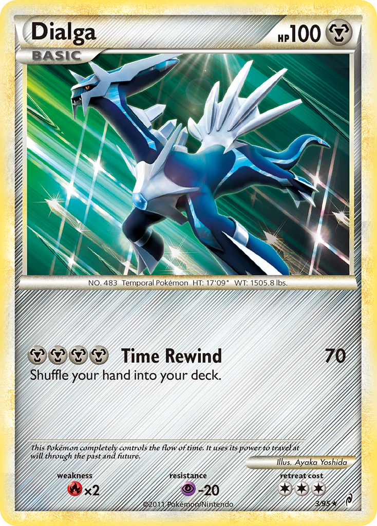 Dialga (3/95) [HeartGold & SoulSilver: Call of Legends] | Good Games Cannington