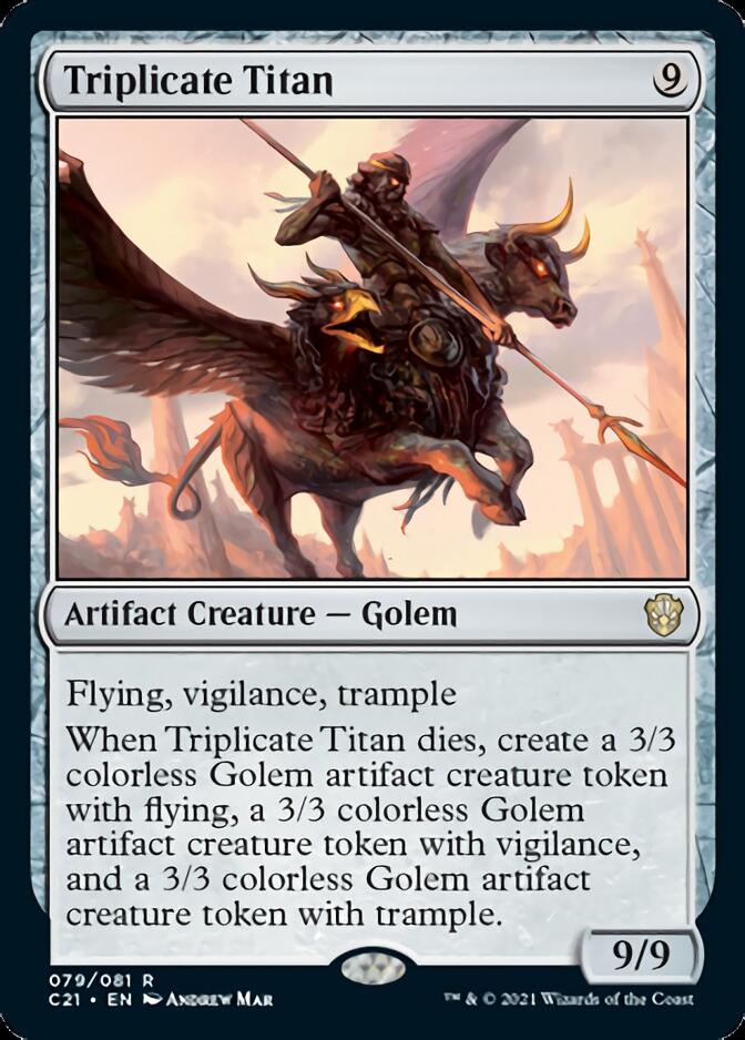 Triplicate Titan [Commander 2021] | Good Games Cannington