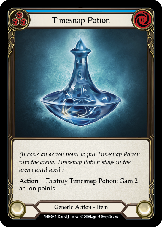 Timesnap Potion [RNR029-R] (Rhinar Hero Deck)  1st Edition Normal | Good Games Cannington