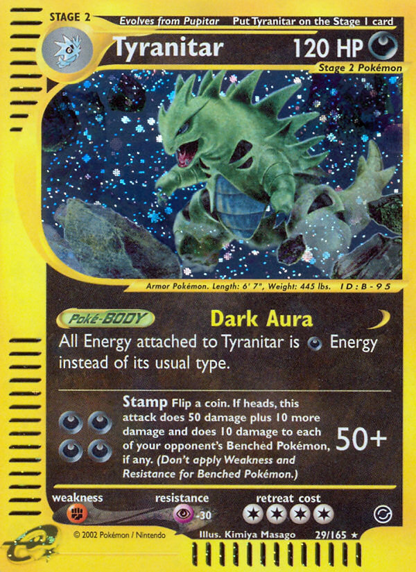 Tyranitar (29/165) [Expedition: Base Set] | Good Games Cannington