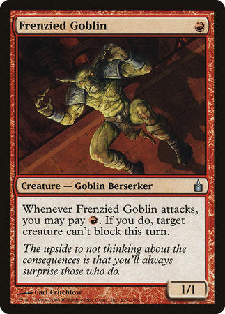 Frenzied Goblin [Ravnica: City of Guilds] | Good Games Cannington