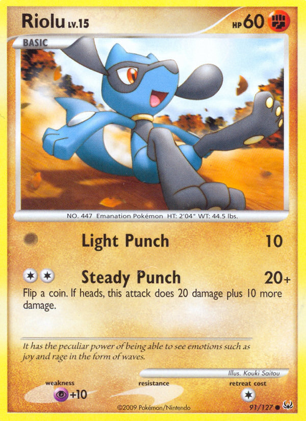 Riolu (91/127) [Platinum: Base Set] | Good Games Cannington