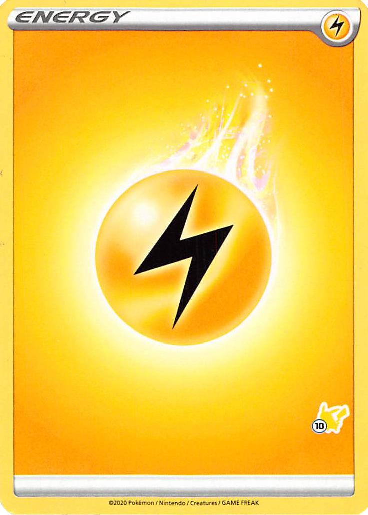 Lightning Energy (Pikachu Stamp #10) [Battle Academy 2022] | Good Games Cannington