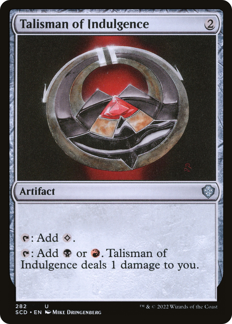 Talisman of Indulgence [Starter Commander Decks] | Good Games Cannington