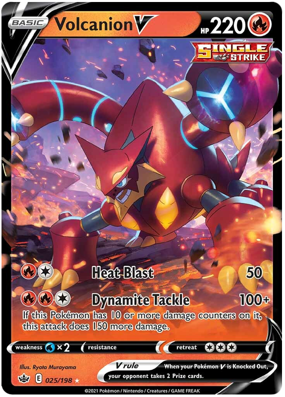 Volcanion V (025/198) [Sword & Shield: Chilling Reign] | Good Games Cannington