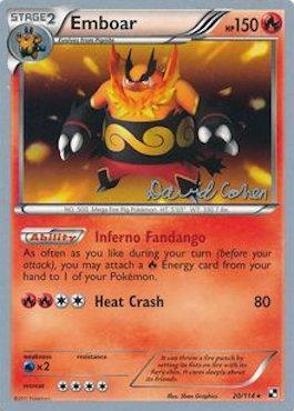 Emboar (20/114) (Twinboar - David Cohen) [World Championships 2011] | Good Games Cannington