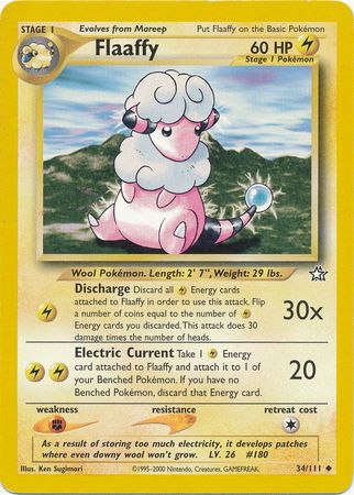 Flaaffy (34/111) [Neo Genesis Unlimited] | Good Games Cannington