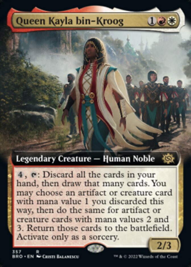 Queen Kayla bin-Kroog (Extended Art) [The Brothers' War] | Good Games Cannington