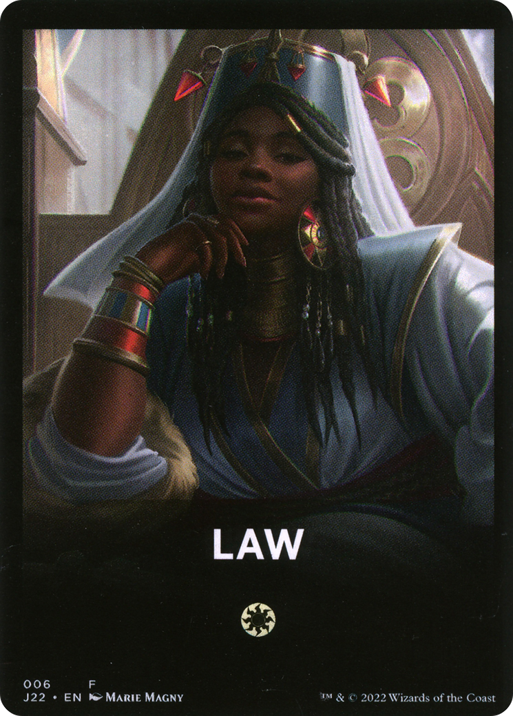 Law Theme Card [Jumpstart 2022 Front Cards] | Good Games Cannington