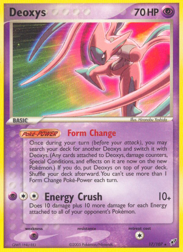 Deoxys (17/107) [EX: Deoxys] | Good Games Cannington