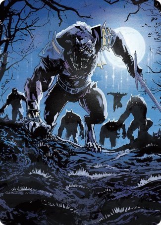 Tovolar, the Midnight Scourge 2 Art Card [Innistrad: Midnight Hunt Art Series] | Good Games Cannington