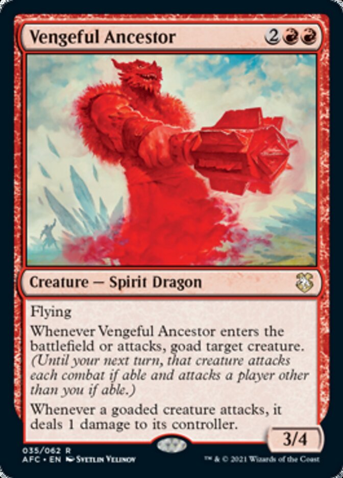 Vengeful Ancestor [Dungeons & Dragons: Adventures in the Forgotten Realms Commander] | Good Games Cannington