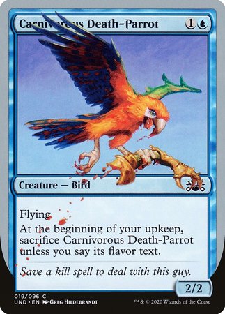 Carnivorous Death-Parrot [Unsanctioned] | Good Games Cannington