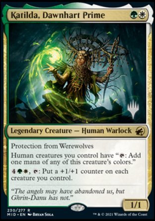 Katilda, Dawnhart Prime (Promo Pack) [Innistrad: Midnight Hunt Promos] | Good Games Cannington