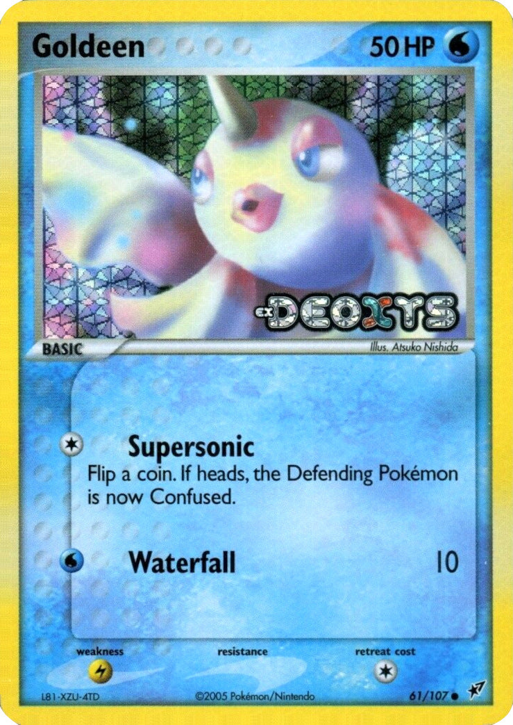 Goldeen (61/107) (Stamped) [EX: Deoxys] | Good Games Cannington