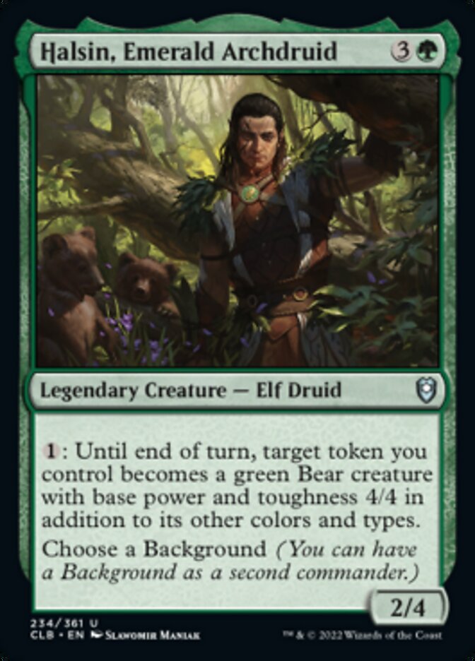Halsin, Emerald Archdruid [Commander Legends: Battle for Baldur's Gate] | Good Games Cannington