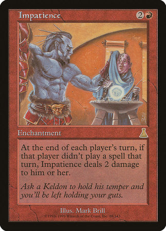 Impatience [Urza's Destiny] | Good Games Cannington