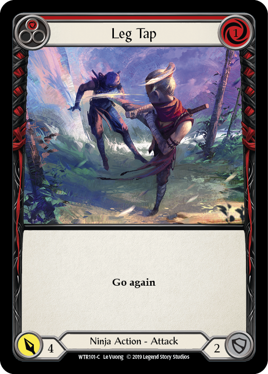 Leg Tap (Red) [WTR101-C] Alpha Print Normal | Good Games Cannington