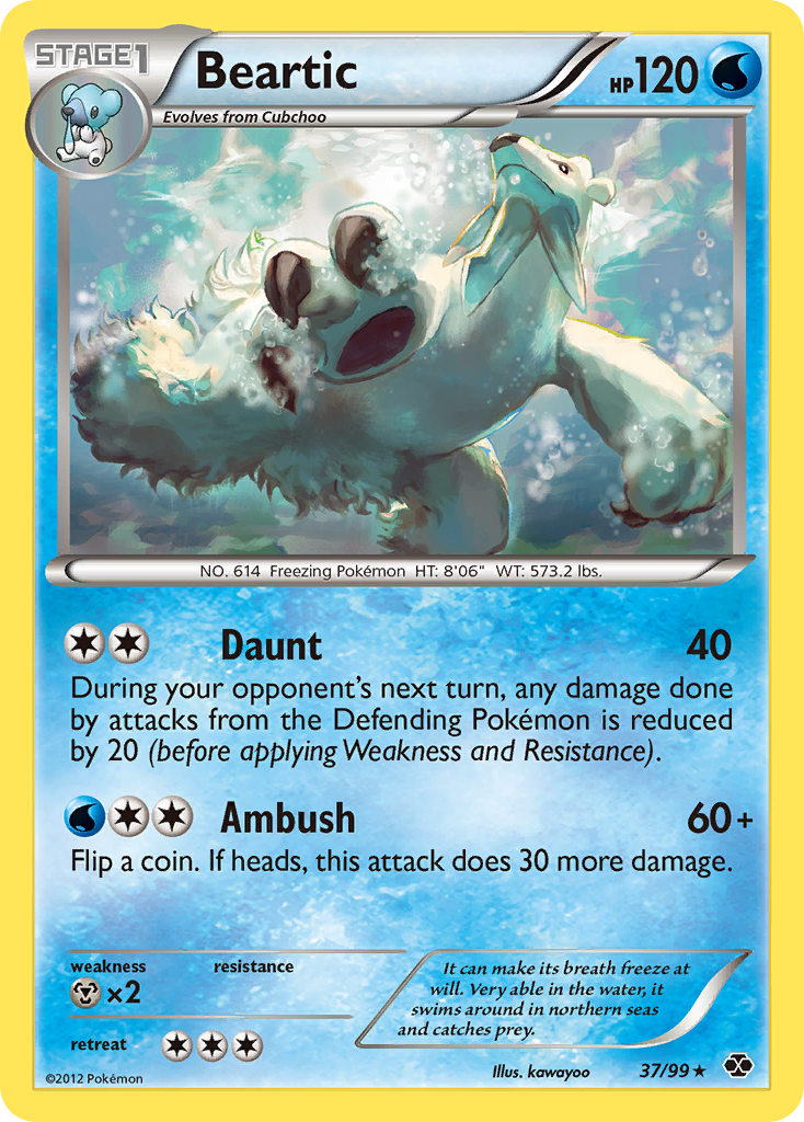 Beartic (37/99) [Black & White: Next Destinies] | Good Games Cannington