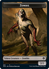 Ogre // Zombie Double-Sided Token [Starter Commander Decks] | Good Games Cannington
