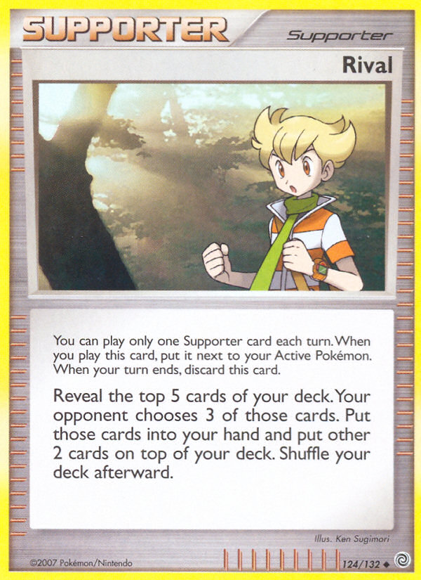 Rival (124/132) [Diamond & Pearl: Secret Wonders] | Good Games Cannington