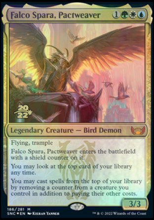 Falco Spara, Pactweaver [Streets of New Capenna Prerelease Promos] | Good Games Cannington