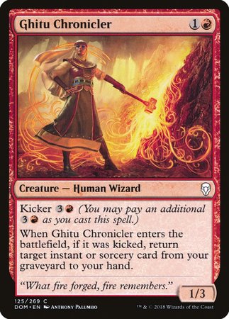 Ghitu Chronicler [Dominaria] | Good Games Cannington