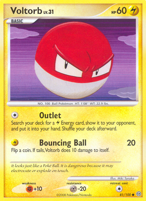 Voltorb (81/100) [Diamond & Pearl: Stormfront] | Good Games Cannington