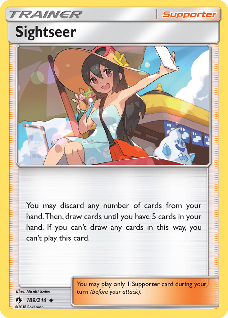 Sightseer (189/214) [Sun & Moon: Lost Thunder] | Good Games Cannington