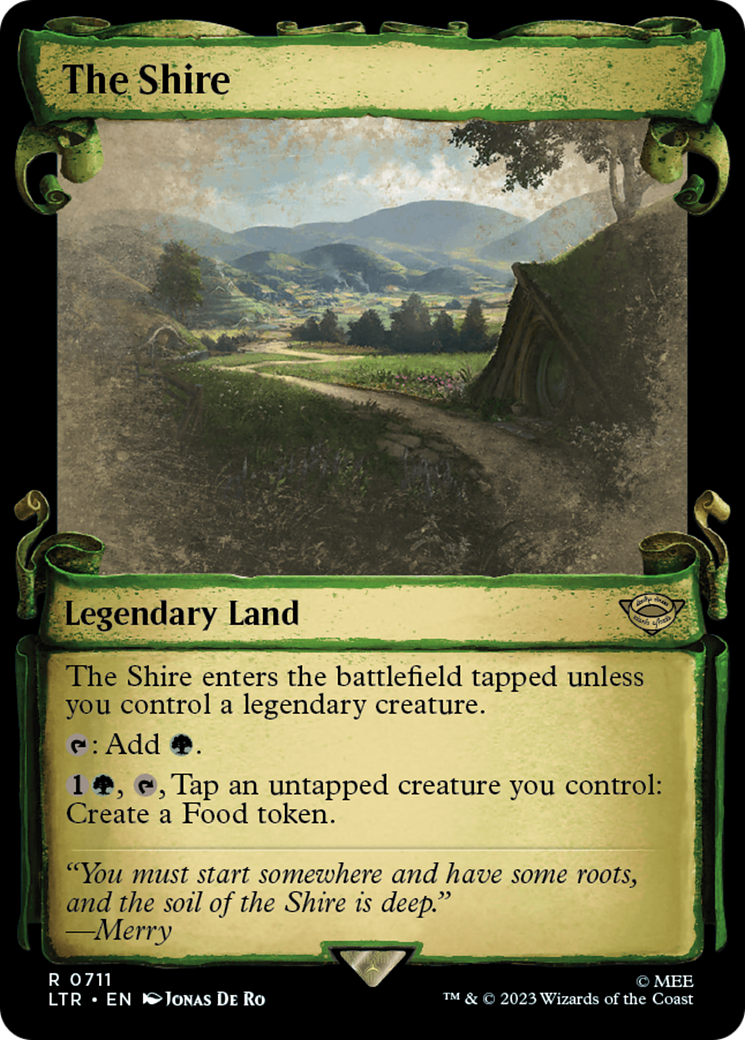 The Shire [The Lord of the Rings: Tales of Middle-Earth Showcase Scrolls] | Good Games Cannington