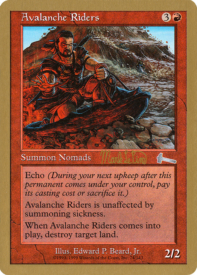 Avalanche Riders (Mark Le Pine) [World Championship Decks 1999] | Good Games Cannington