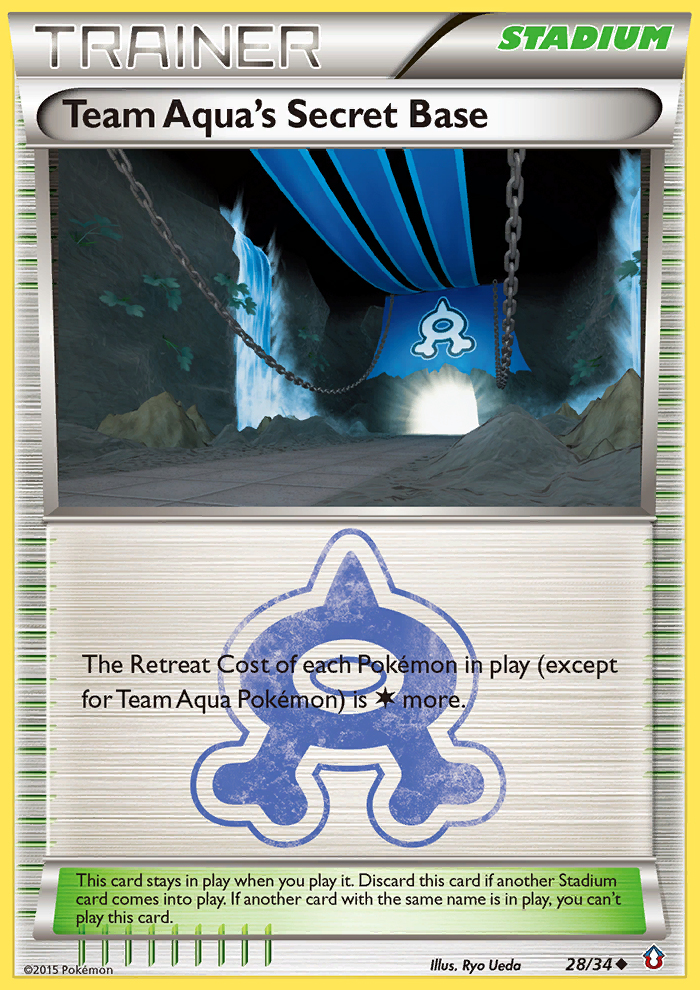 Team Aqua's Secret Base (28/34) [XY: Double Crisis] | Good Games Cannington