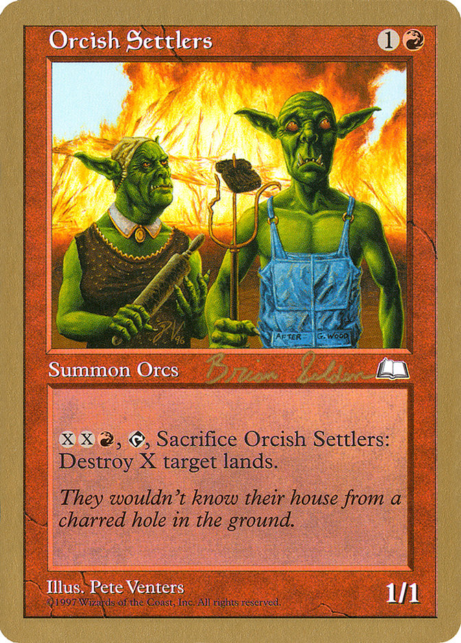 Orcish Settlers (Brian Selden) [World Championship Decks 1998] | Good Games Cannington