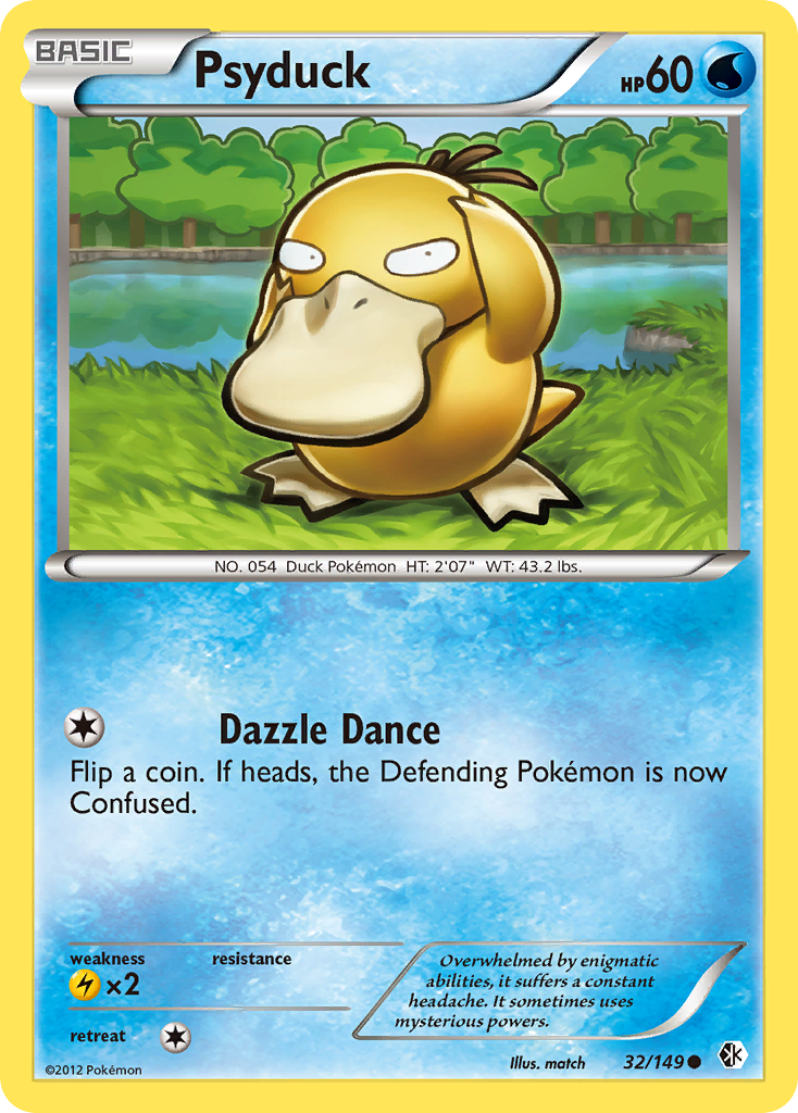 Psyduck (32/149) [Black & White: Boundaries Crossed] | Good Games Cannington