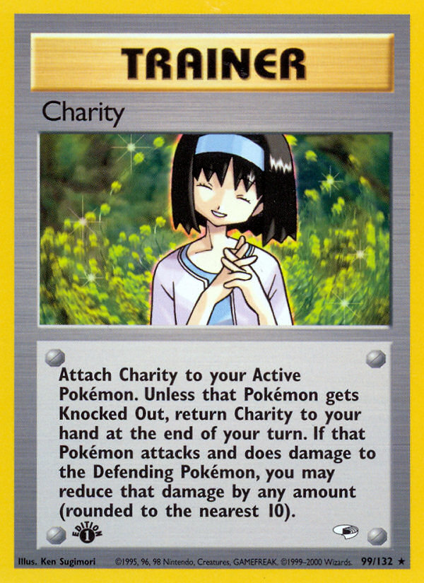 Charity (99/132) [Gym Heroes 1st Edition] | Good Games Cannington