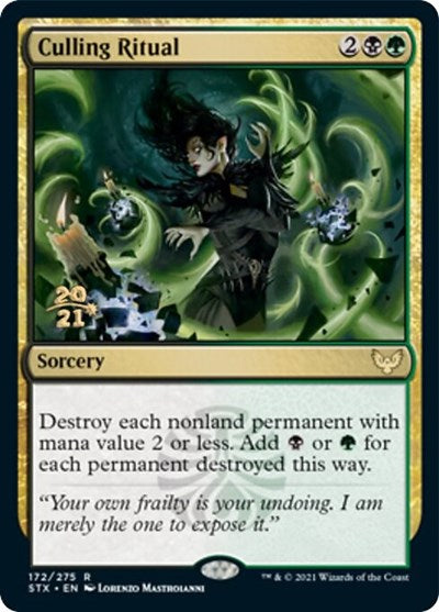 Culling Ritual [Strixhaven: School of Mages Prerelease Promos] | Good Games Cannington