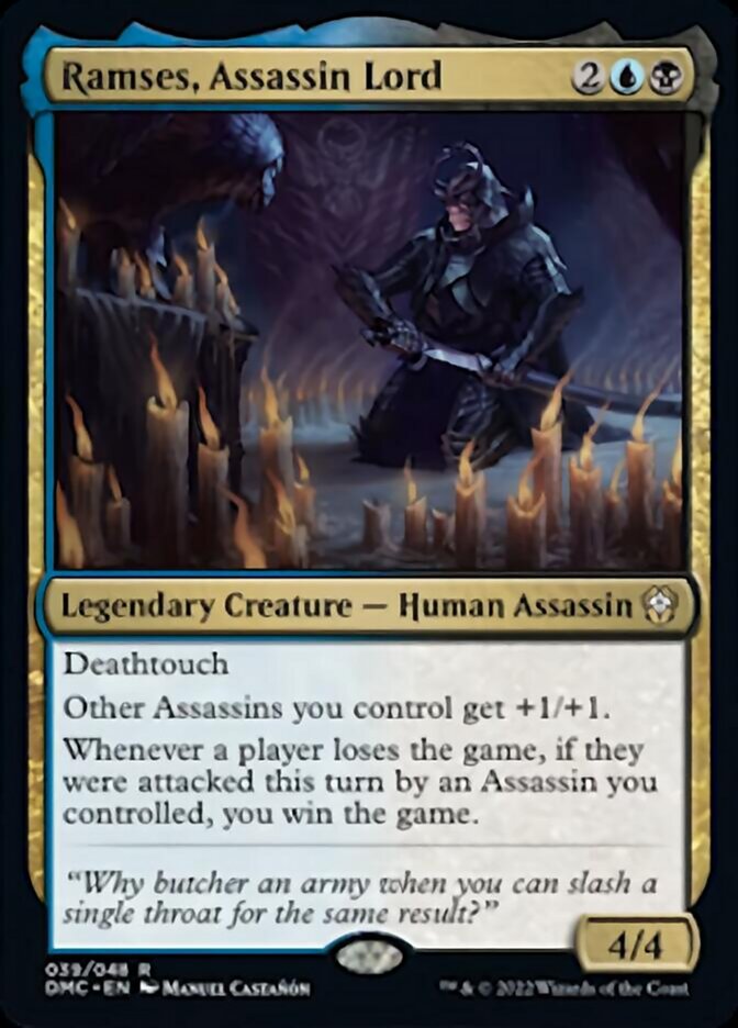 Ramses, Assassin Lord [Dominaria United Commander] | Good Games Cannington
