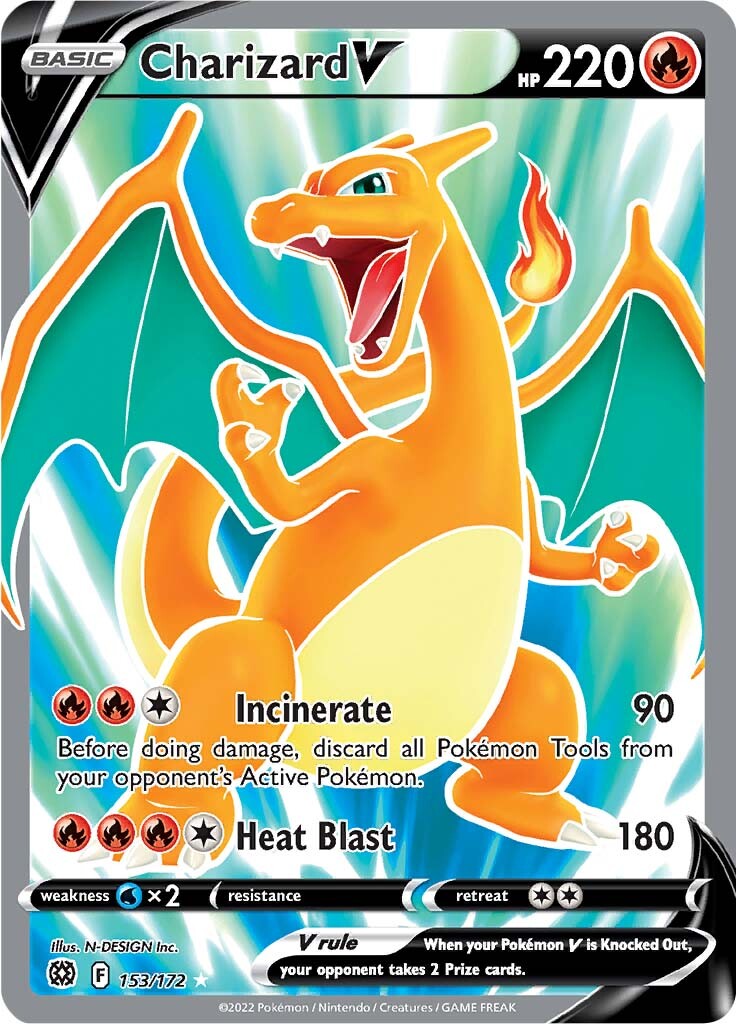 Charizard V (153/172) [Sword & Shield: Brilliant Stars] | Good Games Cannington