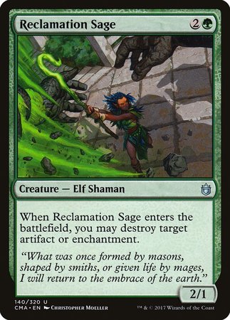 Reclamation Sage [Commander Anthology] | Good Games Cannington