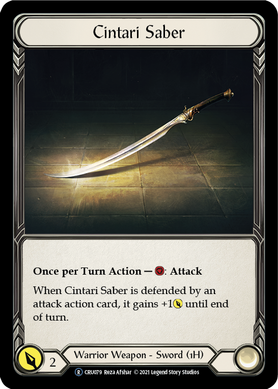 Cintari Saber [U-CRU079-RF] Unlimited Rainbow Foil | Good Games Cannington