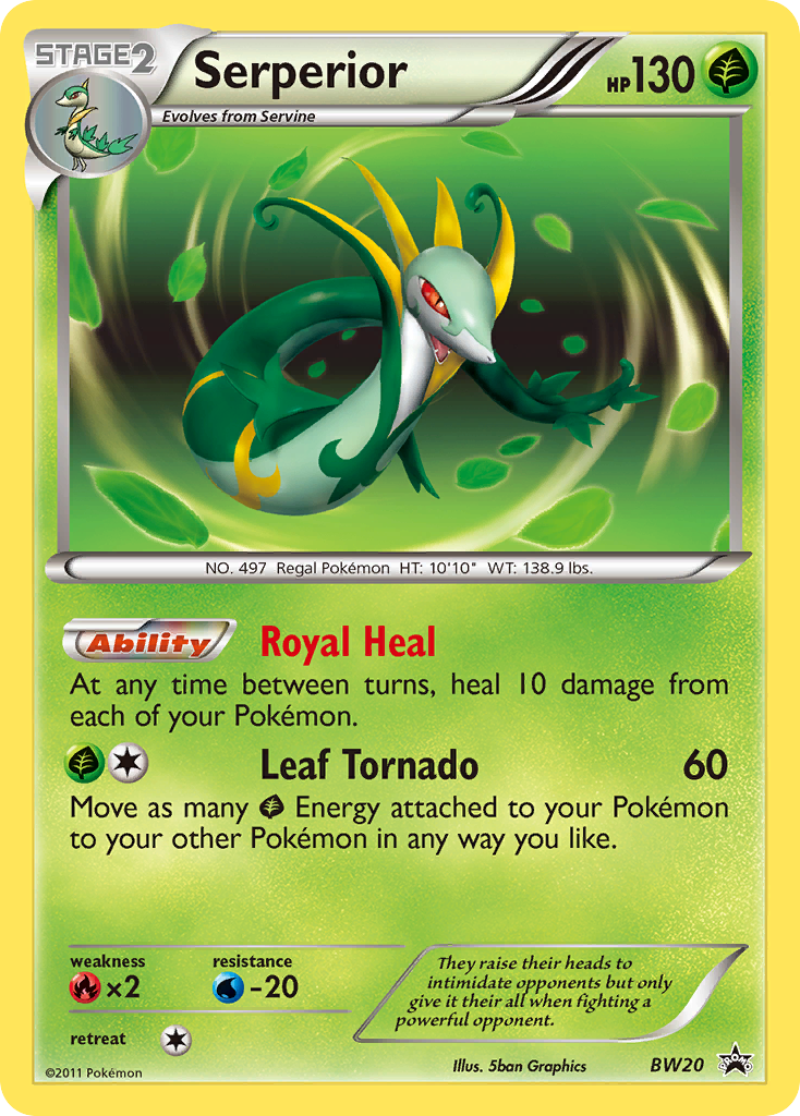Serperior (BW20) [Black & White: Black Star Promos] | Good Games Cannington
