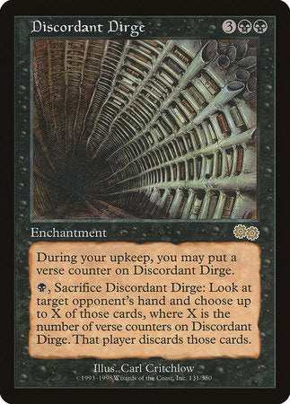 Discordant Dirge [Urza's Saga] | Good Games Cannington