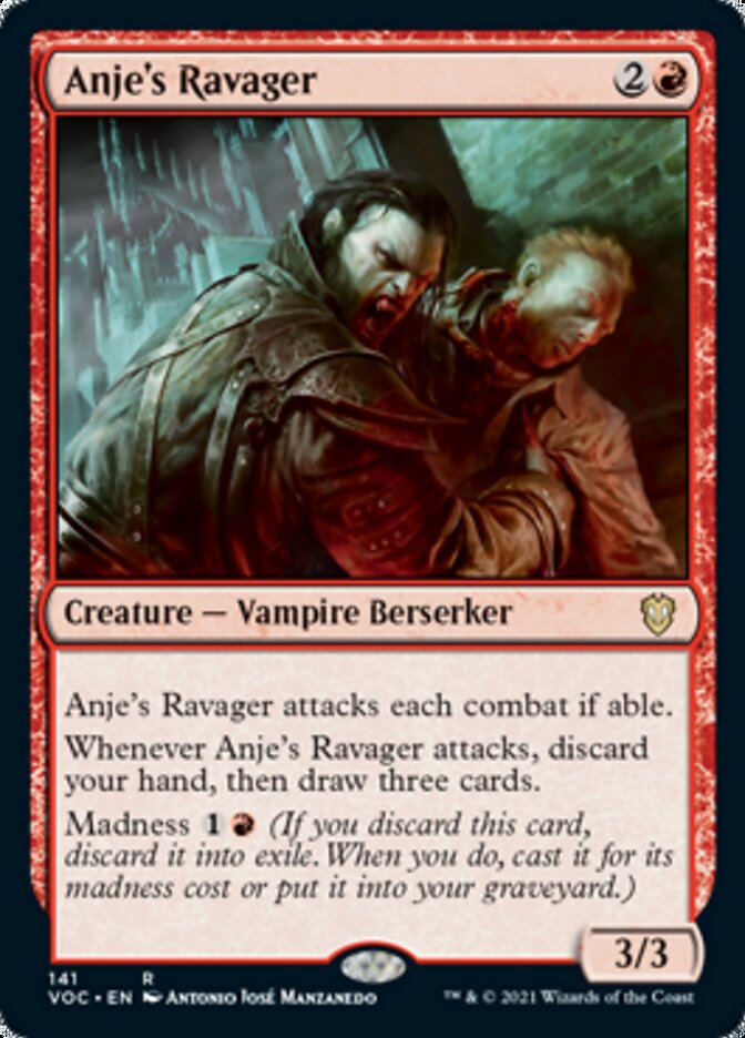 Anje's Ravager [Innistrad: Crimson Vow Commander] | Good Games Cannington