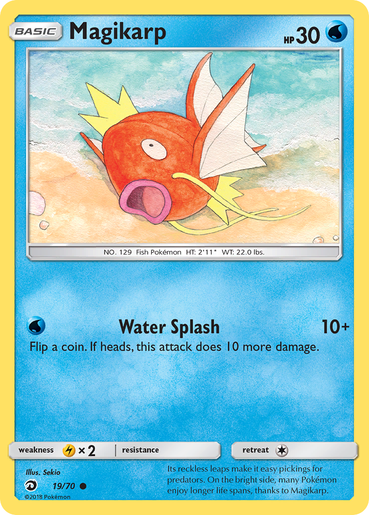 Magikarp (19/70) [Sun & Moon: Dragon Majesty] | Good Games Cannington