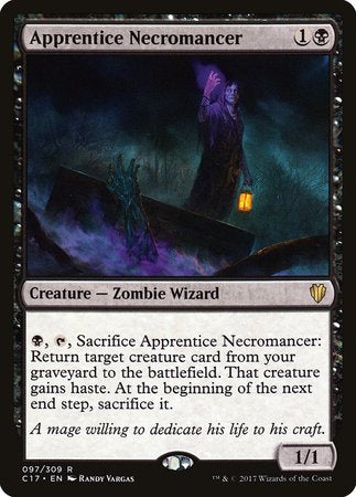 Apprentice Necromancer [Commander 2017] | Good Games Cannington