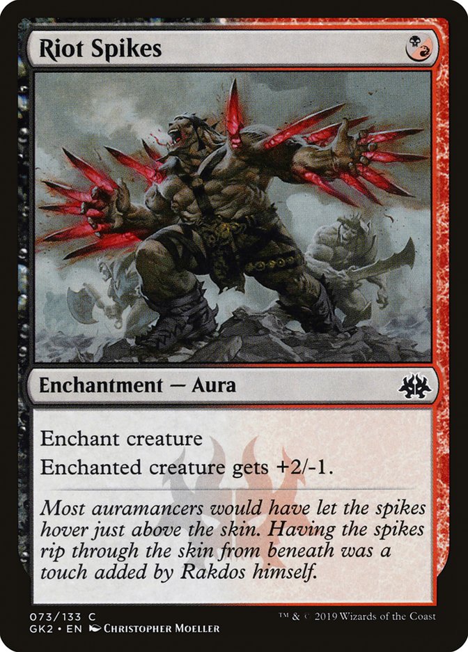 Riot Spikes [Ravnica Allegiance Guild Kit] | Good Games Cannington