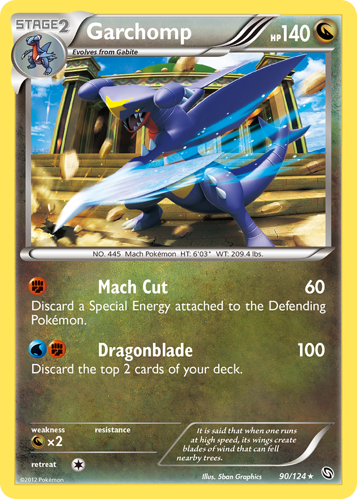 Garchomp (90/124) [Black & White: Dragons Exalted] | Good Games Cannington