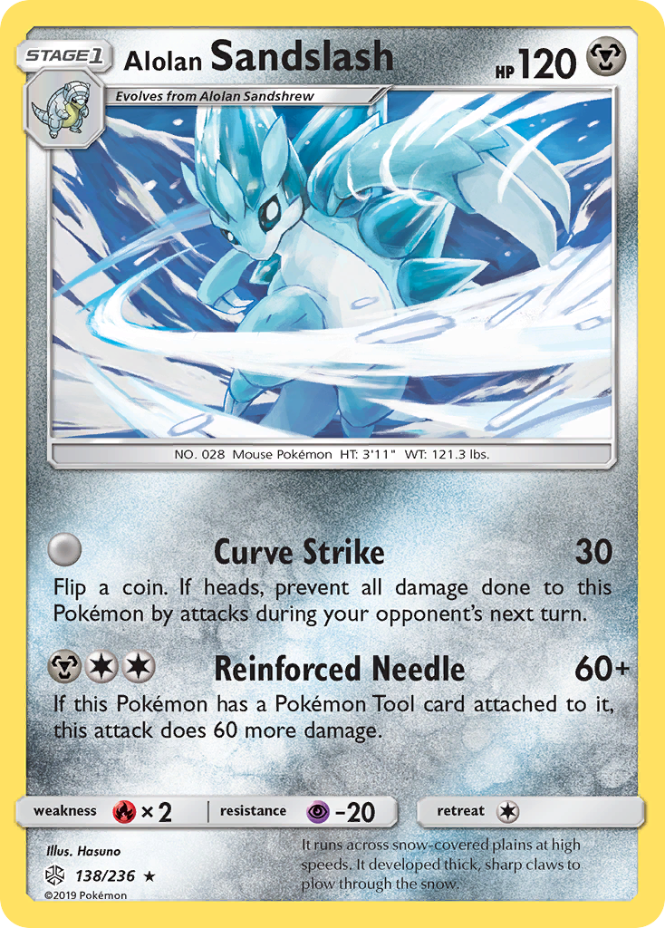 Alolan Sandslash (138/236) [Sun & Moon: Cosmic Eclipse] | Good Games Cannington