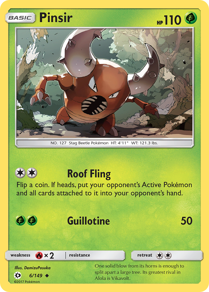 Pinsir (6/149) [Sun & Moon: Base Set] | Good Games Cannington