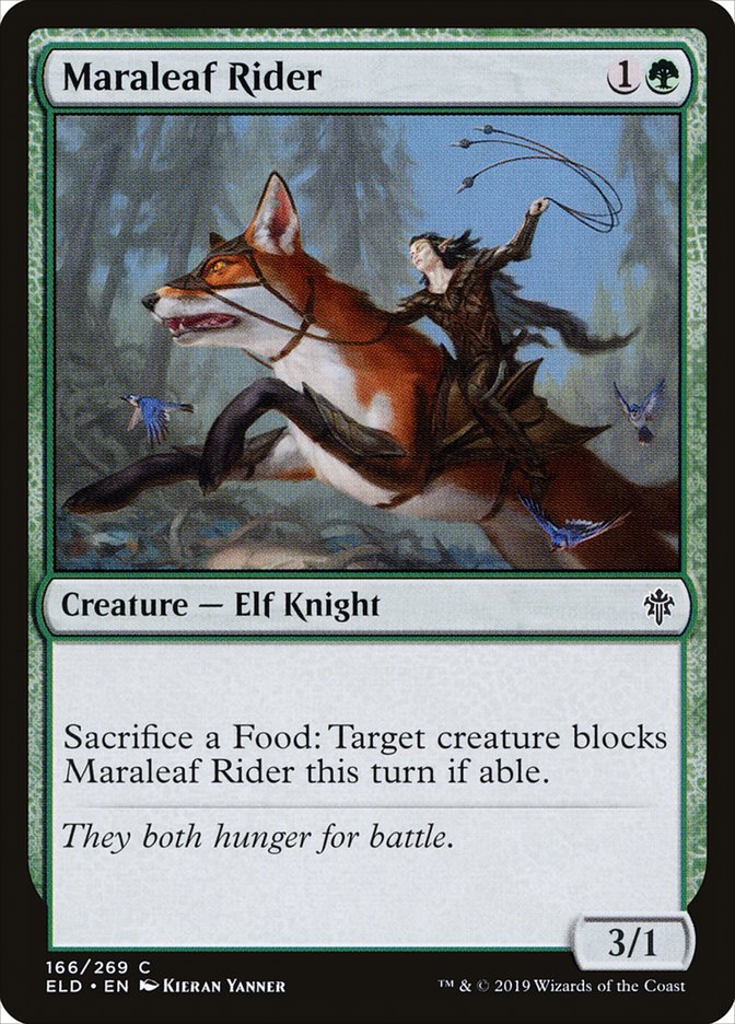 Maraleaf Rider [Throne of Eldraine] | Good Games Cannington